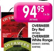 Overmeer Dry Red-5Ltr Each