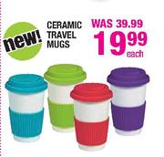 Ceramic Travel Mugs-Each
