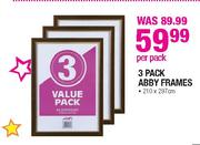 3 Pack  Abby Frames-210 x 297cm  Per Pack