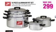 Hart 10 Piece Aluminium Pot Set