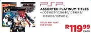 PSP Assorted Platinum Titles-Each