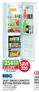 KIC Bottom Freezer Fridge-263Ltr