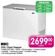 KIC Chest Freezer-292ltr Each