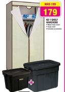 KD 1 Shelf Wardrobe-Each