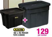 Addis 68L+45L Rough Tote Combo-Per Combo