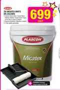 Plascon 20L Micatex White Or Colours-Each