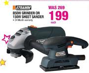 Stramm 850W Grinder Or 150W Sheet Sander-Each