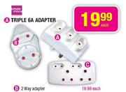 Simple Choice 2 Way Adaptor-Each