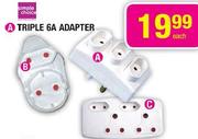 Simple Choice 4 Way 2 X 6A And 2 X 16A Adaptor-Each