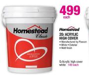 Homestead 20L Acrylic High Cover-Each