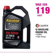 Caltex 5Ltr Havoline Engine Oil-Each