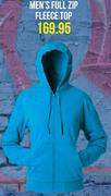 Pro Action Men's Full Zip Fleece Top