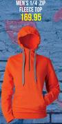 Pro Action Men's 1/4 Zip Fleece Top