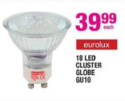Eurolux 18 LED Cluster Globe-GU10 Each