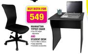 Manhattan Typist Chair And Student Desk