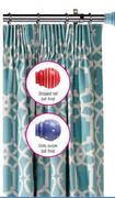 Kids Finials Striped Brown Dome Finial
