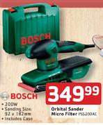Bosch Orbital Sander Micro Filter-200W