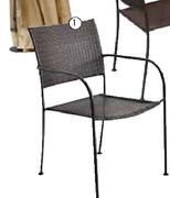 Ferrace Leisure Roma Wicker Stacking Chair-Each
