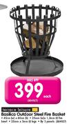 Ferrace Leisure Basilica Outdoor Steel Fire Basket-Each