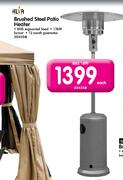 Alva Brushed Steel Patio Heater-Each