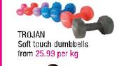 Trojan Soft Touch Dumbbells-Per Kg