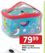 Small Printed Make-Up Accessory Bag-Each