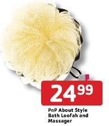 Pnp About Style Bath Loofah And Massager-Each
