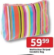 Multicolour Striped Cosmetic Bag-Each