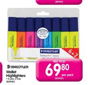 Staedtler Wallet Highlighters-Per Pack