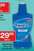 Aquafresh Fresh Mint Mouthwash-500ml
