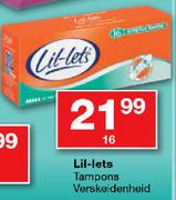 Lil-Lets Tampons Verskeidenheid-16's