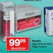 Pond's Age Miracle Day/Night Cream-50ml Each