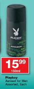 Playboy Aerosol For Men Assorted-150ml Each