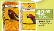 Animal Zone Parakeet /Parrot Muesli-1kg