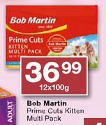Bob Martin Prime Cuts Kitten Multi Pack-12x100g