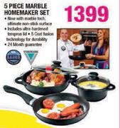 Verimark 5 Piece Marble Homemaker Set