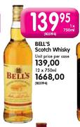Bell's Scotch Whisky-12 x 750ml