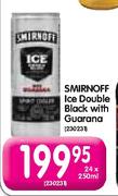 Smirnoff Ice Double Black With Guarana-24x250ml Each