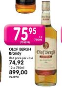 Olof Bergh Brandy-12x750ml Each