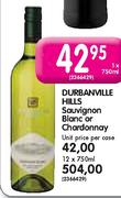 Durbanville Hills Sauvignon Blanc Or Chardonnay-12x750ml Each