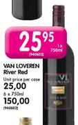 Van loveren River Red-6x750ml Each