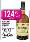 Klipdrift Premium Brandy-750ml