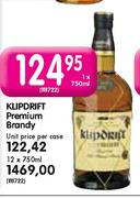 Klipdrift Premium Brandy-12x750ml Each