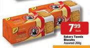 Bakers Tennis Biscuits Assorted-200g Each