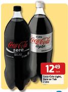Coca-Cola Light,Zero Or Tab-2ltr Each