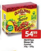 Old El Paso Dinnner Kit Assorted-313g-520g Each