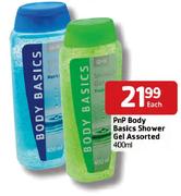 PnP Body Basics Shower Gel Assorted-400ml Each