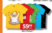 Men's Printed T-Each