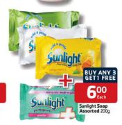 Sunlight Soap Assorted-200g Each