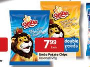 Simba Potato Chips-125g Each